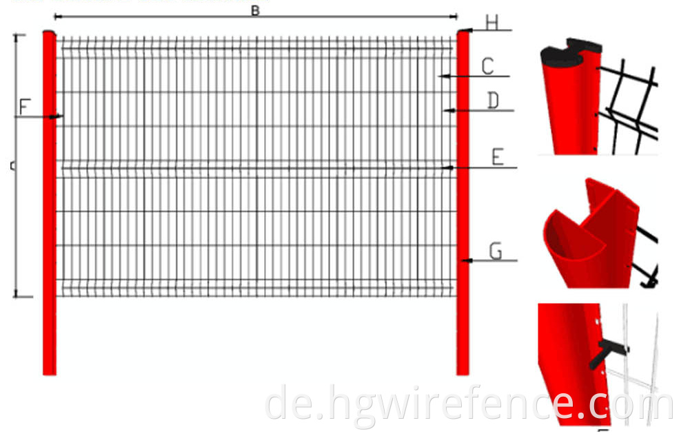 Fabrikpreis 1/2x1/2 Zoll 16 Gauge -Schweißdrahtnetzplatten